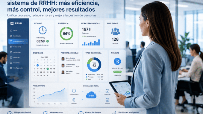 Ventajas de integrar el control horario en un sistema de RRHH